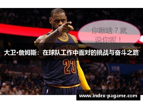 大卫·詹姆斯：在球队工作中面对的挑战与奋斗之路