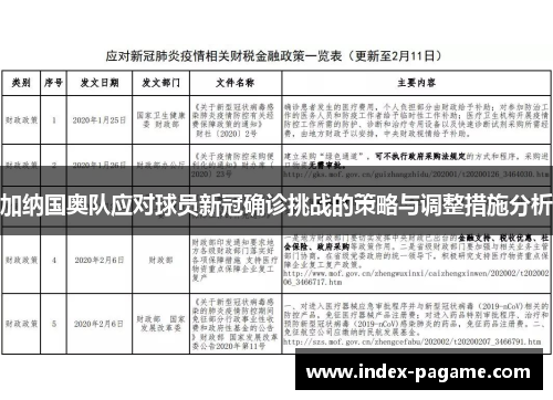 加纳国奥队应对球员新冠确诊挑战的策略与调整措施分析